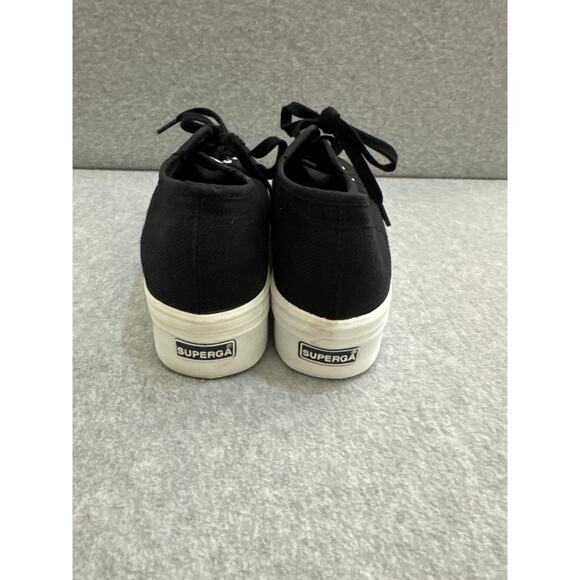 Superga 2740 Platform Sneakers – Black Avorio (Size 37.5 / US Women’s 7) NWOB - Picture 5 of 11